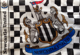 Bandera Newcastle United Football Club