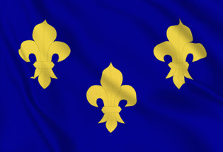 Bandera Reino de Francia