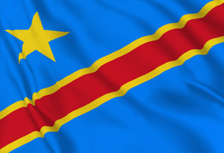 Flag Democratic Republic of Congo