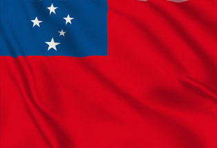 Flag Samoa