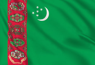 Flag Turkmenistan