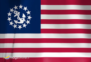 Flag US Yacht Ensign