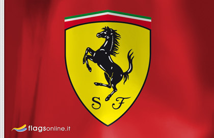 18x58 in Ferrari Flag Banner Scuderia Automotive Car Shop Garage Red
