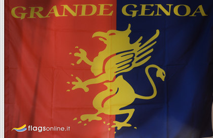 Flag Historical Genoa Calcio 