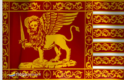 Bandera Leon San Marcos Venecia