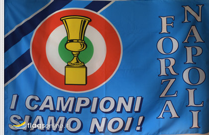 Flag Historical Napoli Coppa Italia 