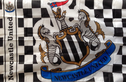 Bandera Newcastle United Football Club