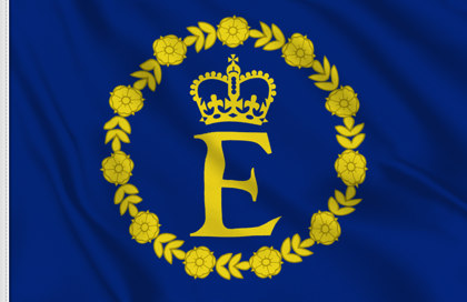 Bandera Estandarte de Isabel II