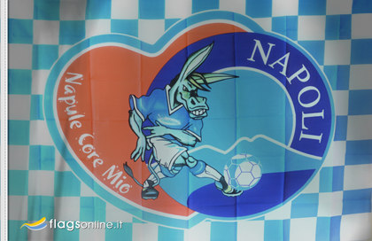 Flag Napoli Napule Core Mio