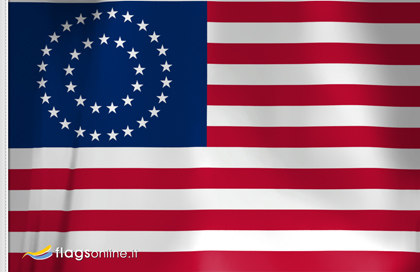 Flag US Medallion Centennial 1867 - 1877
