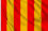 Flag Yellow with red stripes