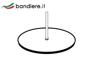 Base redonda pintada