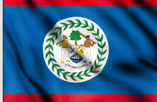 Flag Belize