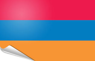 Adhesive flag Armenia