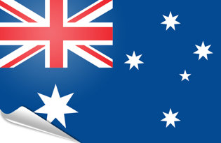 Adhesive flag Australia