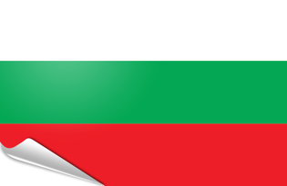 Adhesive flag Bulgaria