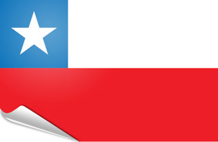 Adhesive flag Chile