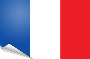 Adhesive flag France