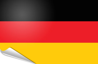 Adhesive flag Germany