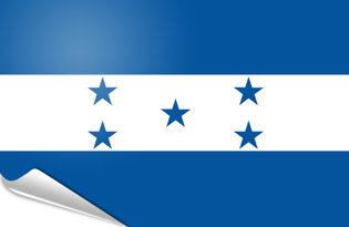 Adhesive flag Honduras