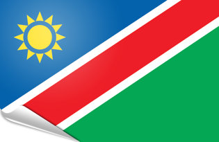 Adhesive flag Namibia