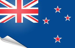 Adhesive flag New Zealand