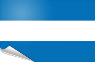 Adhesive flag Nicaragua