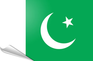 Adhesive flag Pakistan