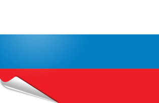 Adhesive flag Russia