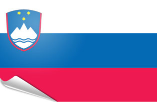 Adhesive flag Slovenia