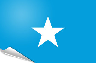 Adhesive flag Somalia