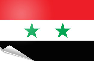 Adhesive flag Syria