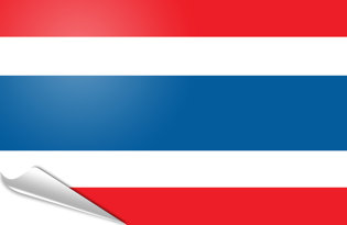 Adhesive flag Thailand