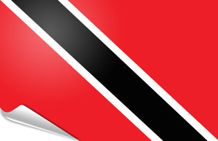 Adhesive flag Trinidad Tobago