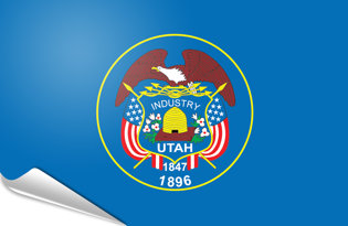Pegatinas adesivas Utah