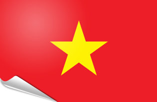 Adhesive flag Vietnam