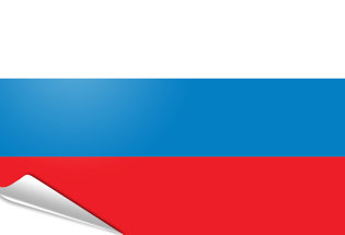 Adhesive flag Russia