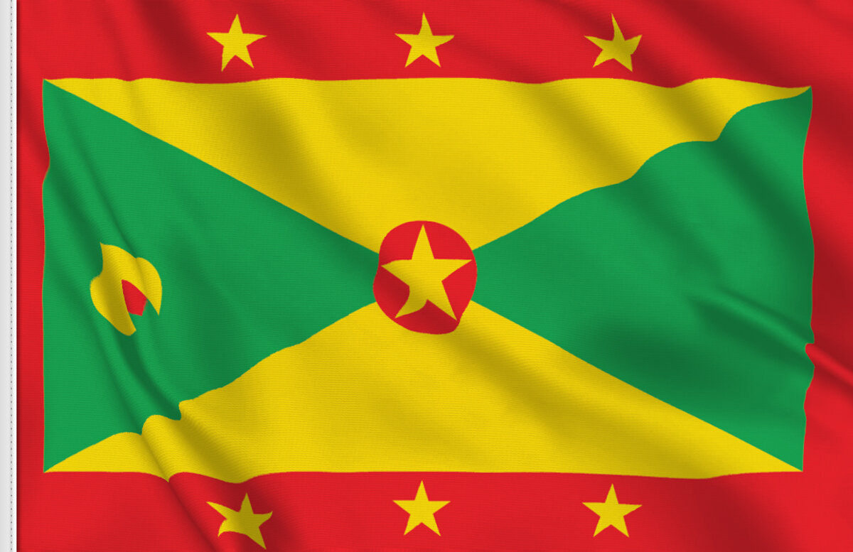 100% Polyester With Eyelets Commonwealth Games Grenada Flag 5 x 3 FT 