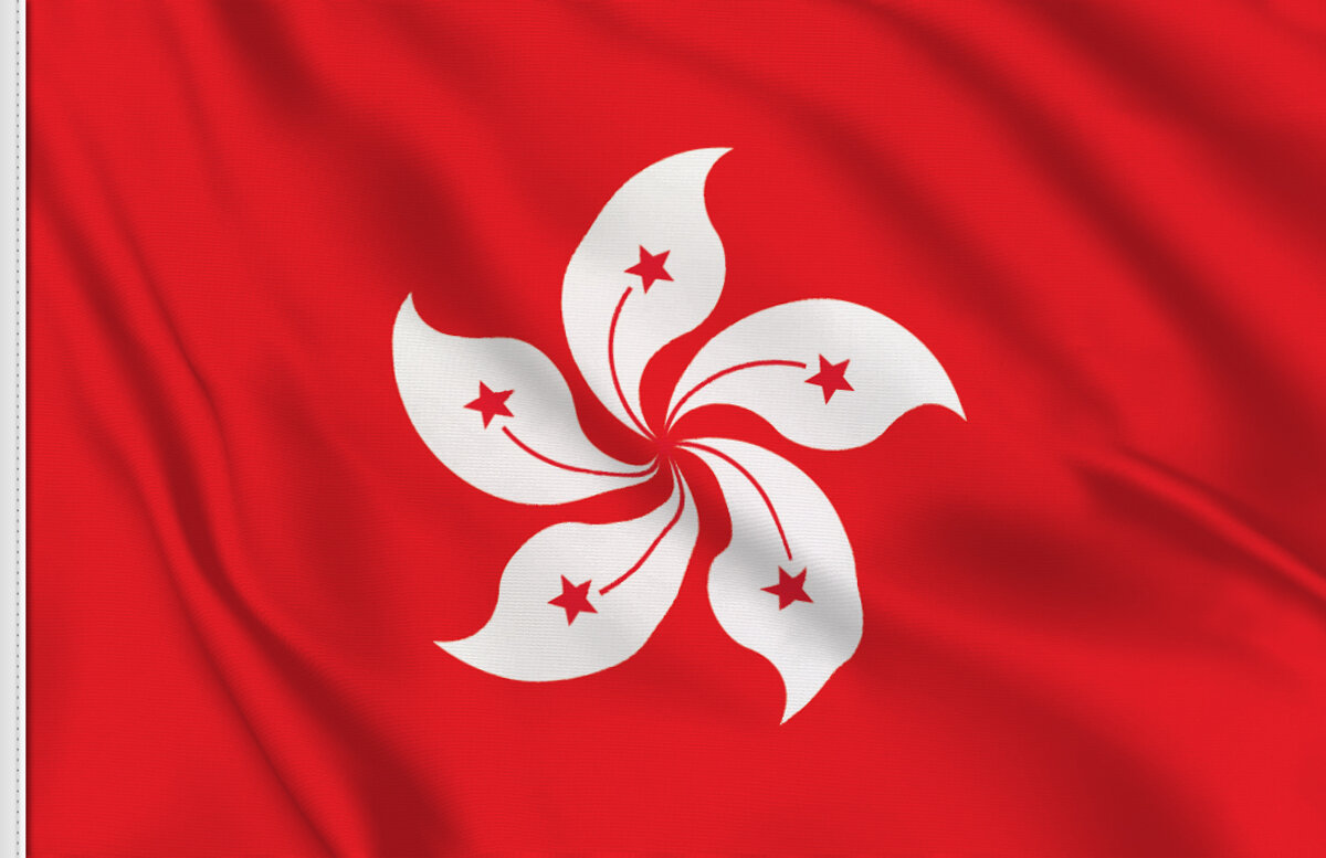 golden spear top Hong Konger Desk Flag 15 x 10 cm AZ FLAG Hong Kong Table Flag 4 x 6
