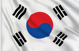 Bandera Corea Sur