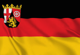 Flag Rhineland-Palatinate