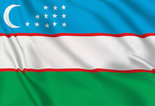 Bandera Uzbekistan