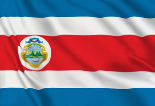 Flag Costa Rica State