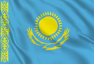 Bandera Kazajistan