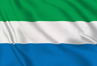 Bandera Sierra Leona