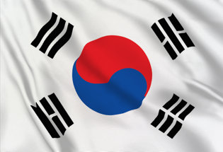 Bandera Corea Sur