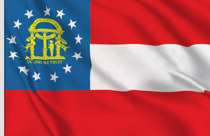 Flag Georgia state