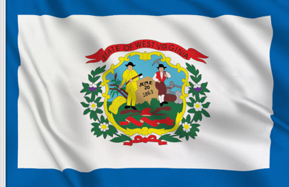 Flag West-Virginia