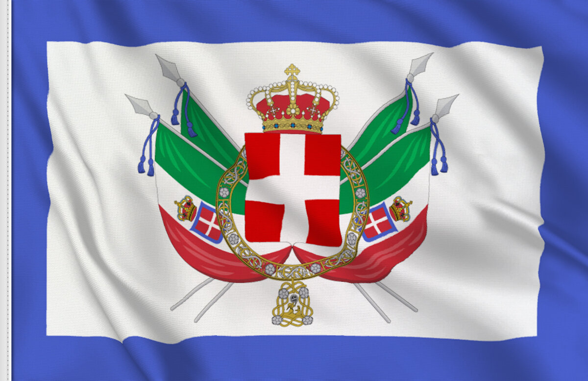 Italy Royal Flag 3x5ft Italian Royalty Banner Flag Historical Italian Flag 