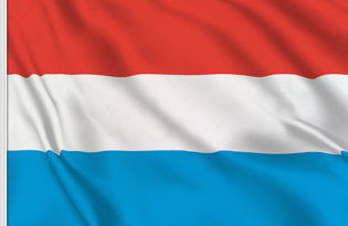 Luxembourg Table Flag